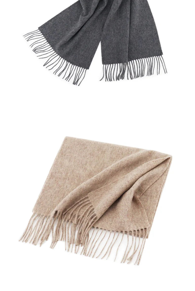 Herren Schal Winterschal Stola Schlauchschal Halstuch Wollschal Strickschal Loop