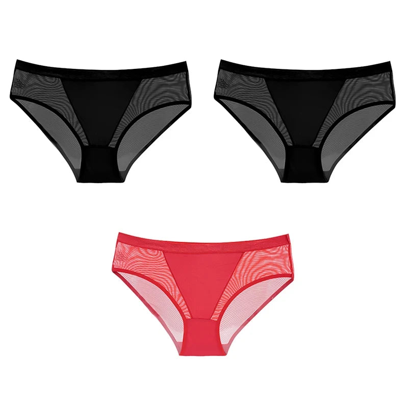 3Stk Frauen Spitze Tanga String Höschen Sexy Schlüpfer Slip Dessous Unterwäsche
