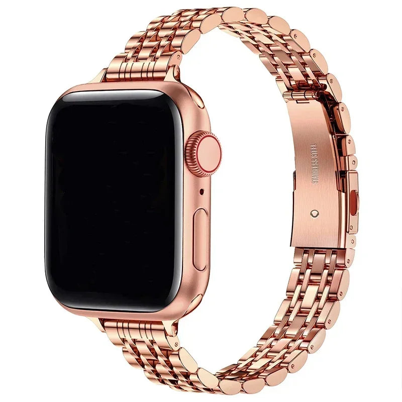 Edelstahl Armband fü Apple Watch Series 9 8 7 6 5 4 3 SE Ultra Sport Band iWatch