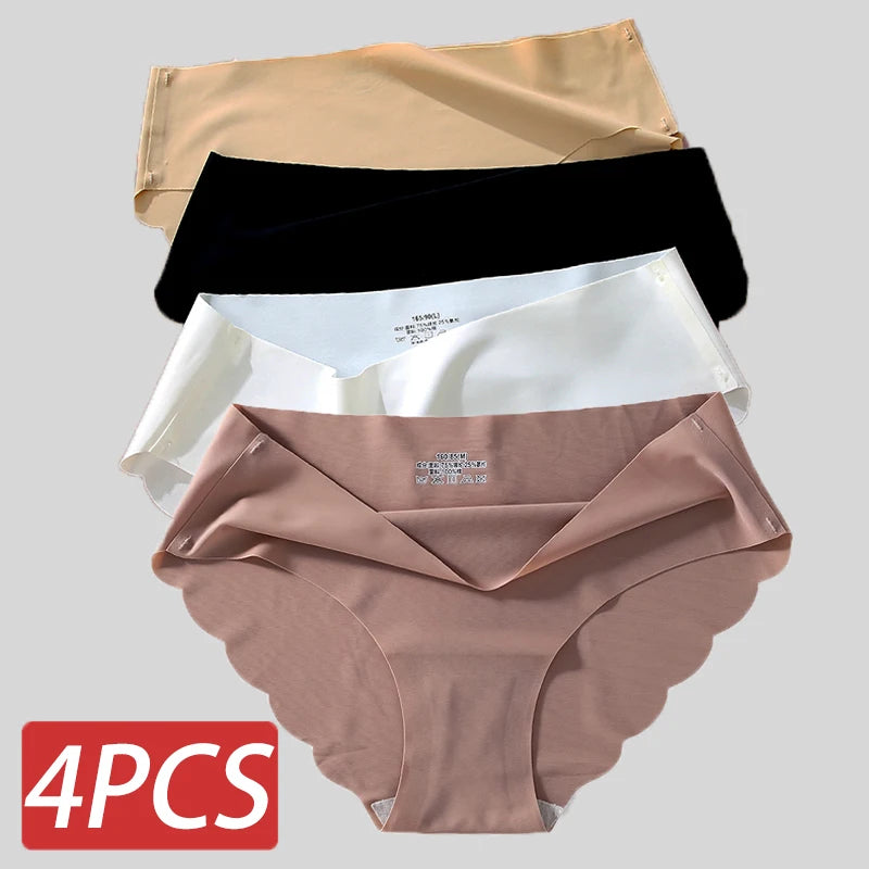 4Stk Frauen Tanga String Höschen Sexy Schlüpfer Slip Dessous Unterwäsche Panties