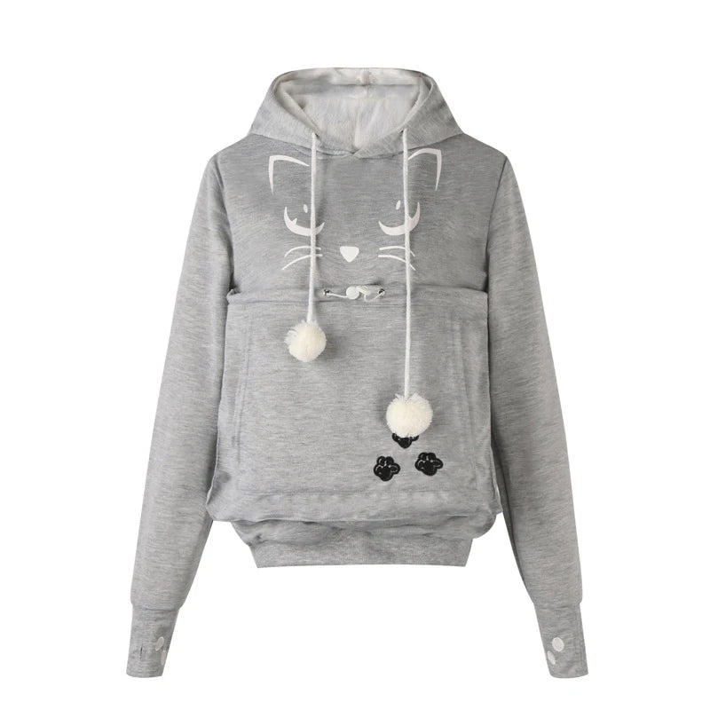Damen Kapuzenpullover Unisex Hoodie Pulli Kapuzenpulli Streetwear Pullover
