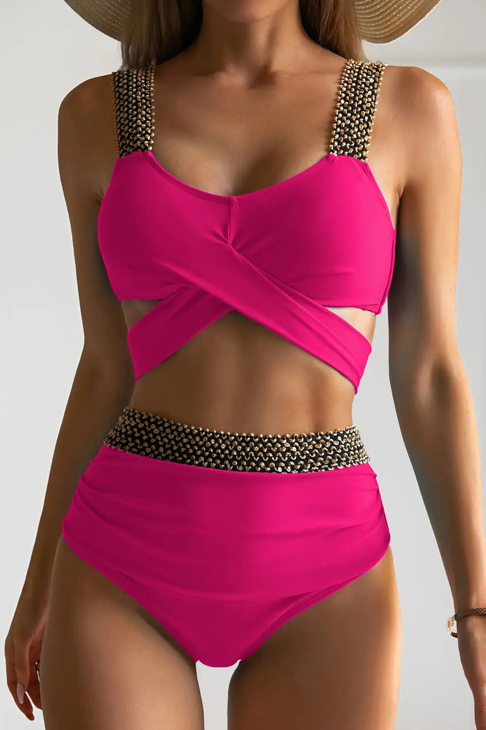 Frauen Bademode Böhmisch Bikini Set Sexy Push Up Badeanzug Damen Tanga NEU