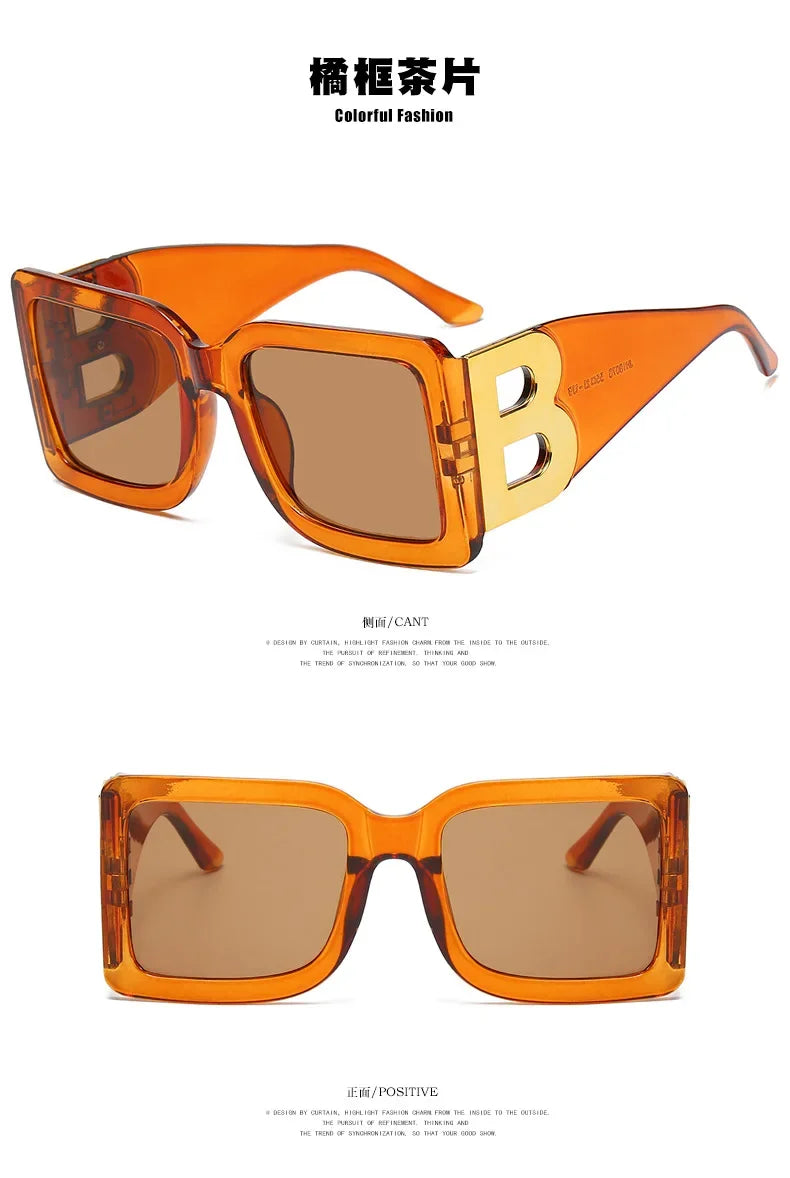 Occhiali da sole ovali oversize per donna e uomo Fotocromatici Polarizzati UV400