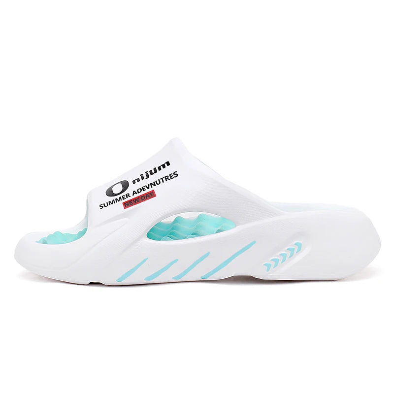 Badelatschen Hausschuhe Flip Flops Frauen Herren Sandalen Weiche Sohle Größe 47