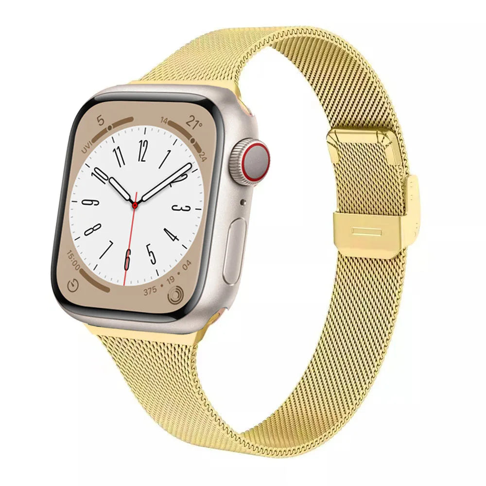 Milanese Armband für Apple Watch Series 9 8 7 6 5 4 3 SE Ultra Sport Band iWatch