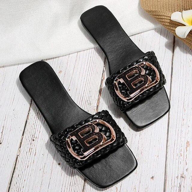 Damen Sandalen Latschen Frauen Hausschuhe Slider Flip Flops Sandaletten