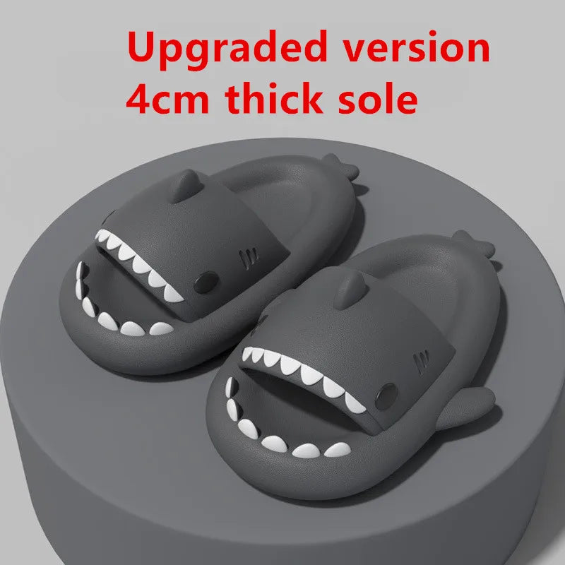 Shark Slippers Badelatschen Frauen Hausschuhe Anti-Rutsch Flip Flops Sandalen