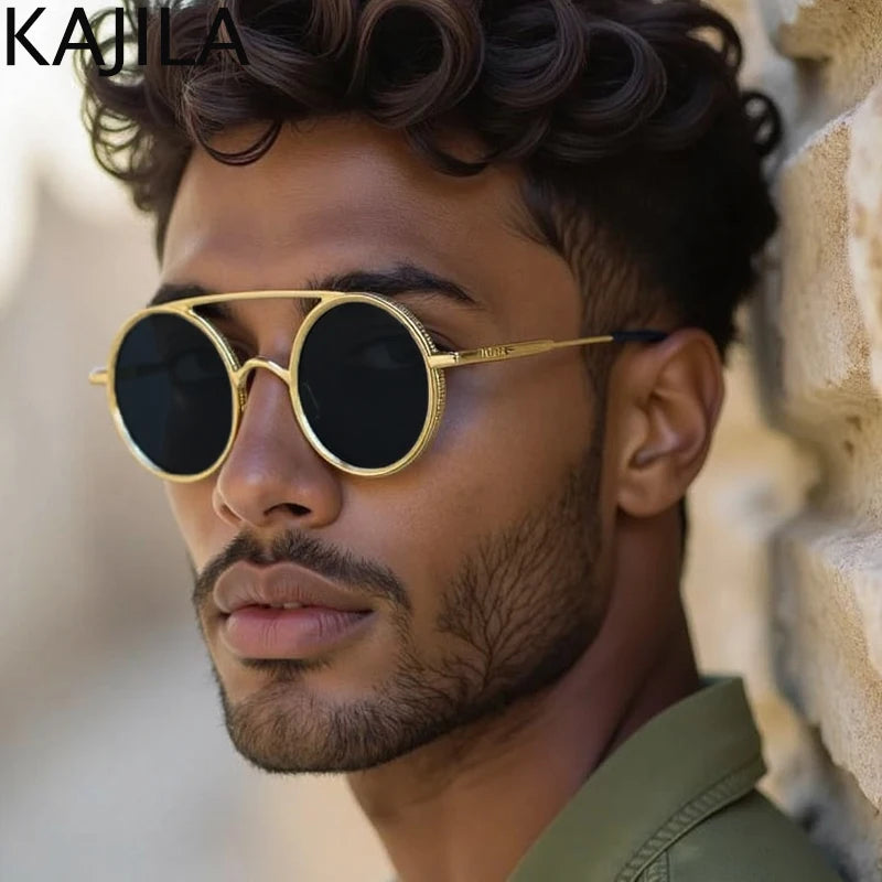 Damen Sonnenbrille Luxus Modische Herren Brille Vintage Pilotenbrille UV400