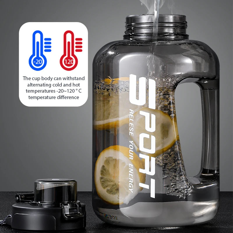 2,5/1,7L Trinkflasche Sportflasche Tritan Wasserflasche Getränkeflasche BPA-frei