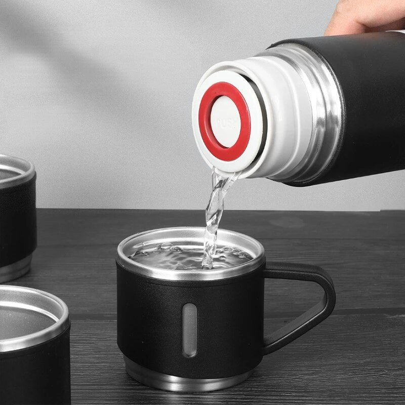 Thermobecher Becher to go Edelstahl 500ml MUG Isolierbecher Tasse Thermosflasche