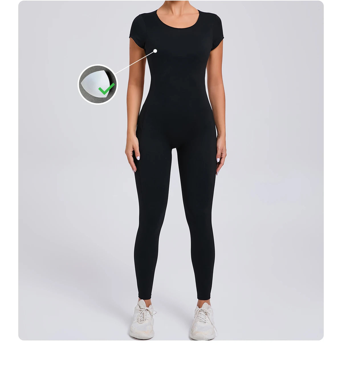 Tuta intera Sportiva Donna Rompers Pantaloni Yoga Palestra Sexy Jumpsuit Tutina