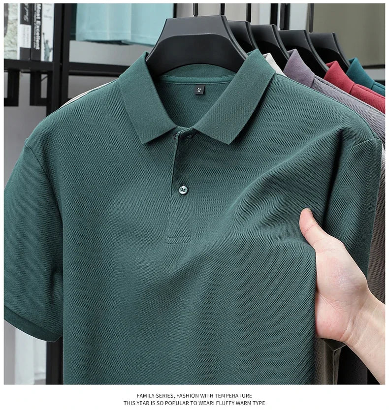 Herren Poloshirt POLO Shirt T-Shirt Kurzarm Zipper Hemd Fashion Polohemd Top NEU