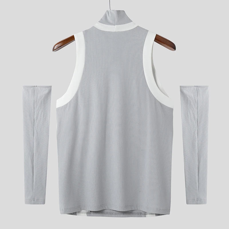 Fetisch Fashion Männer Oberteil Sexy Shirt Herren Body Hemd Transparent Clubwear