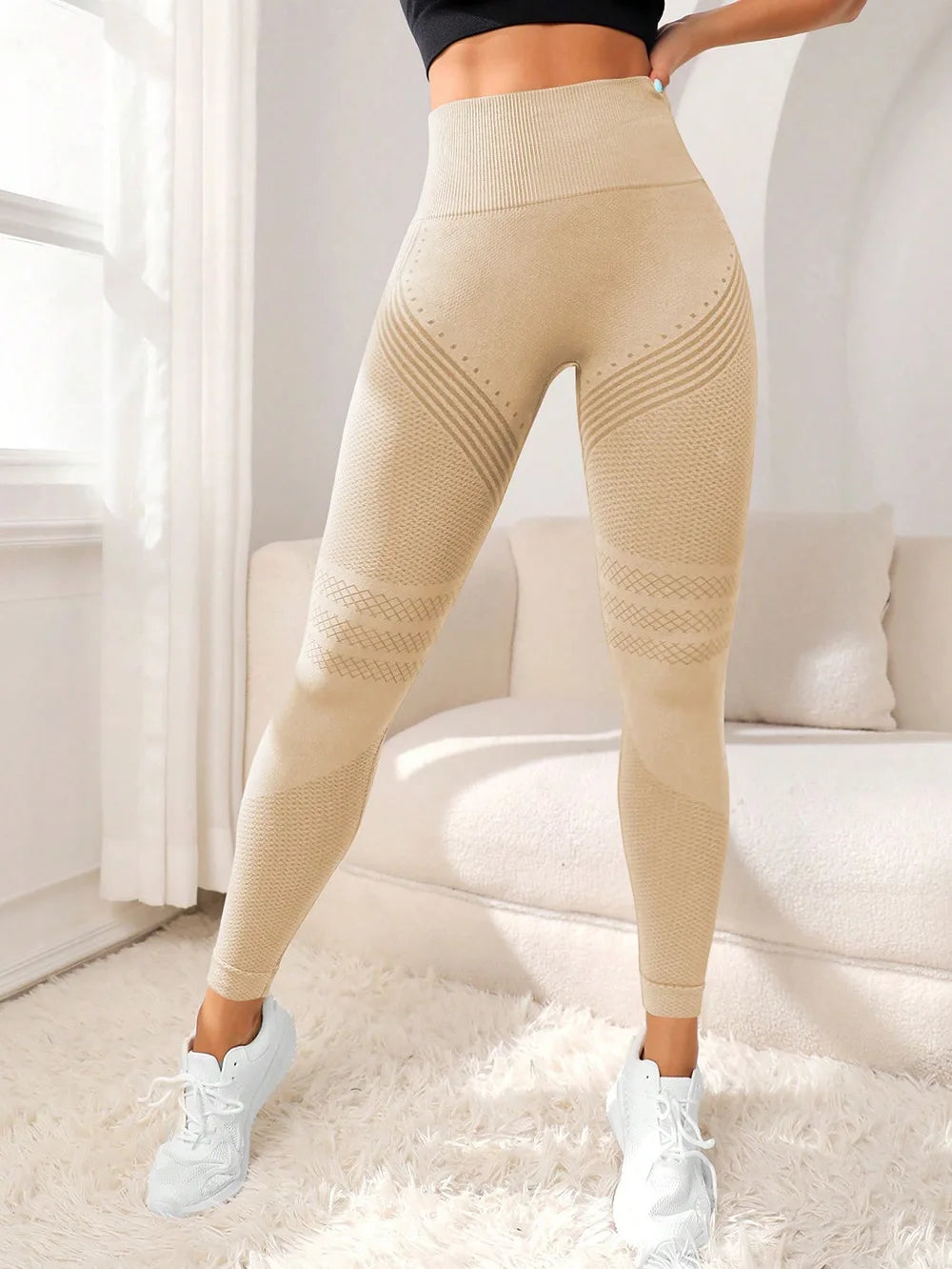 Yoga Leggings Push Up Damen Sport Hose Fitness Gym Stretch Leggins Jogginghose