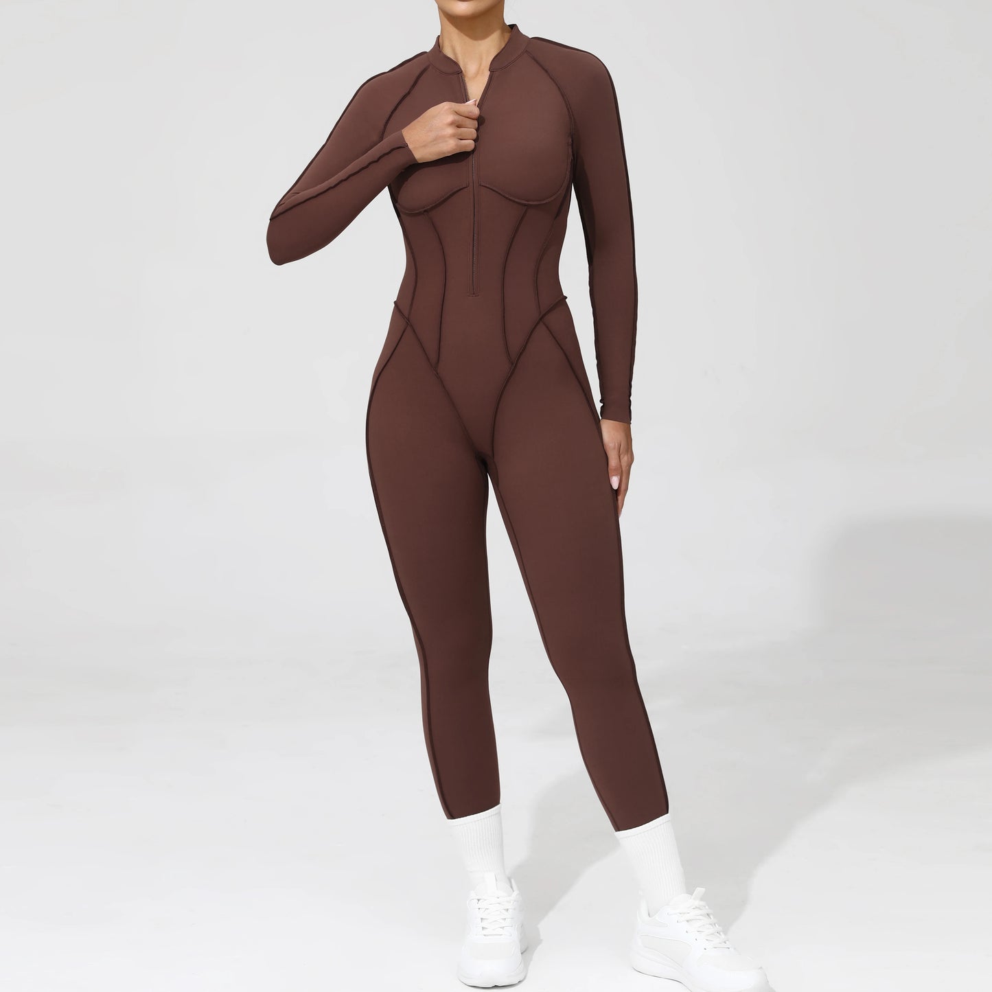 Yoga Fitness Overalls Jumpsuit Gym Stretch Leggings Jogging Anzug Top Push Up