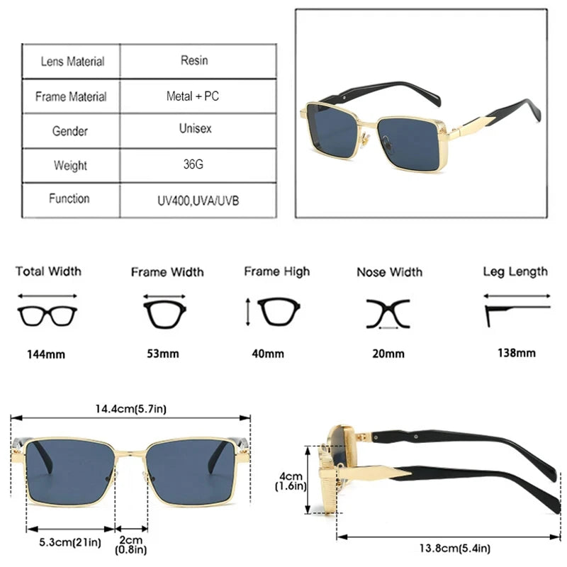 Herren Sonnenbrille Designer Luxus Männer Vintage Brille Pilotenbrille UV400