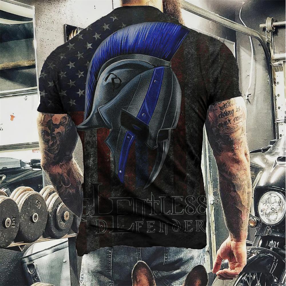 Fashion Herren Horror Skull 3D T-Shirt Rundhals Unisex Sommer Streetwear