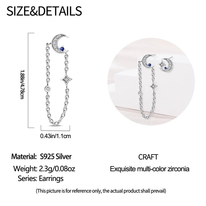 Creole Argento 925 Sterling Zirconi | Orecchini Eleganti Ipoallergenici Regalo