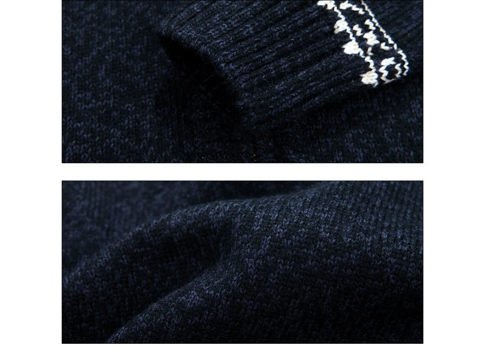 Herren Herbst Jacke Übergangsjacke Warme Sweatjacke Zipper Sweater Strickjacke