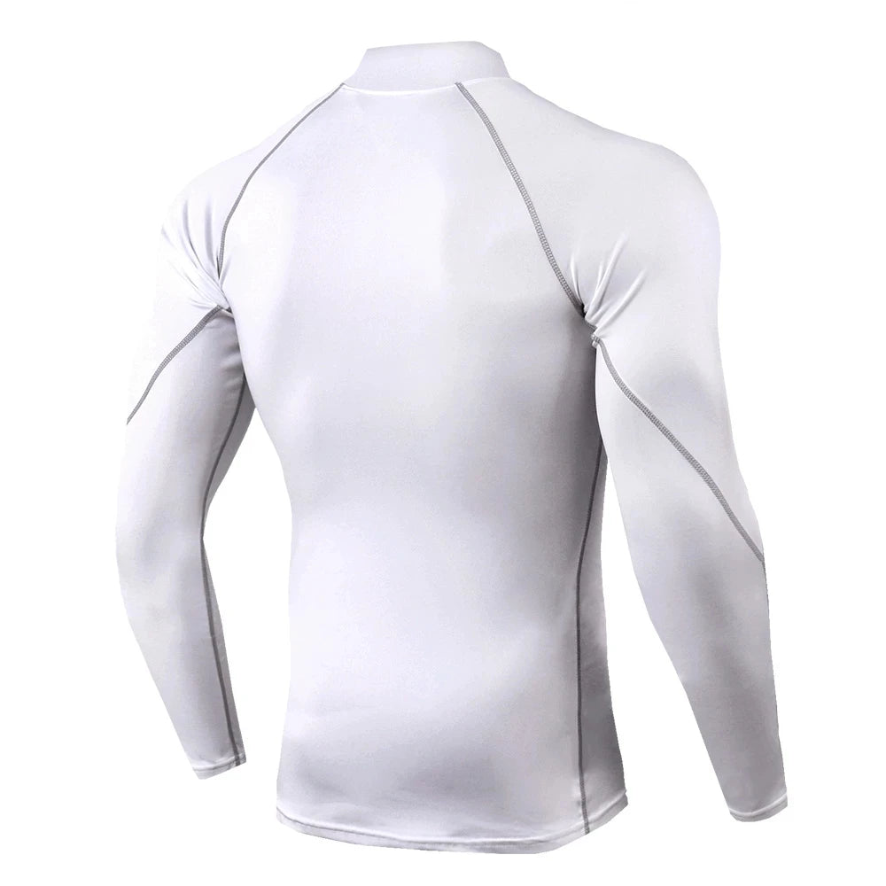 Herren Sport T-Shirt Laufshirt Trikot Kompressionsshirt Funktionsshirt Hemd Top