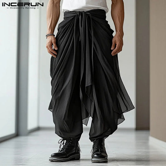 Männer Hose Haremshosen Pumphosen Pluderhosen Hosenrock Herrenrock Kilt Jogger