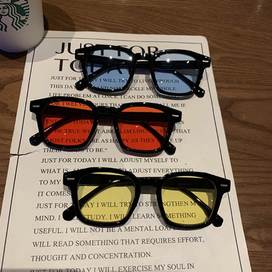 Damen Sonnenbrille Designer Luxus Brille Quadratische Übergröße Gläser Vintage