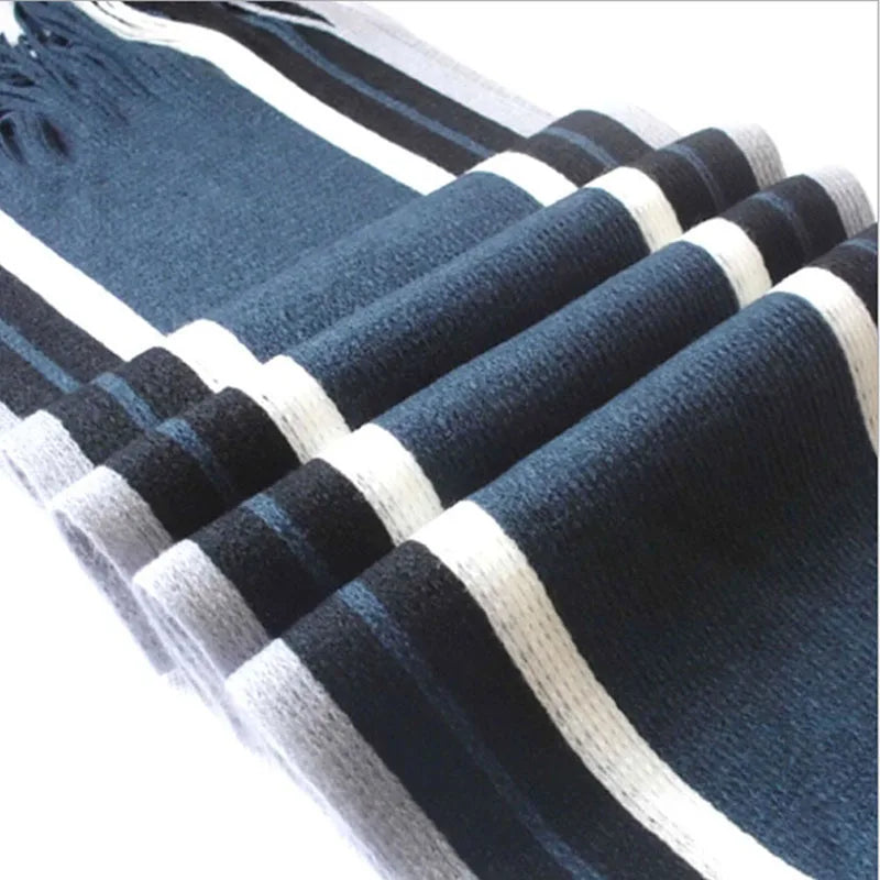 Herren Schal Winterschal Stola Schlauchschal Halstuch Wollschal Strickschal Loop