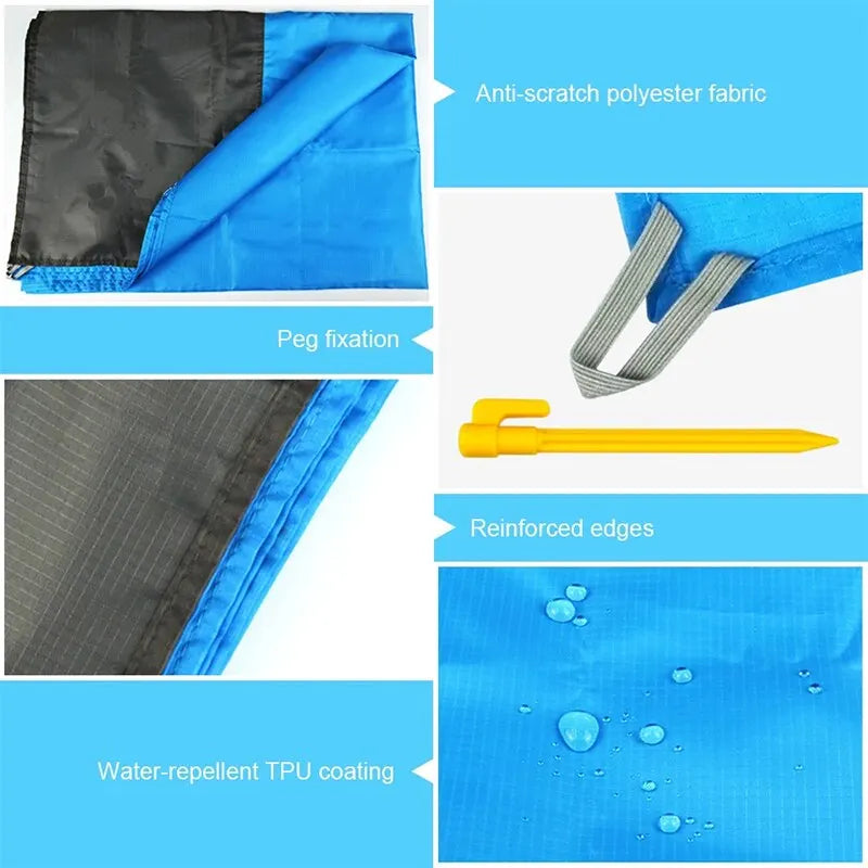Picknickdecke Strandmatte Stranddecke Campingmatte Matte Decke Strandlaken