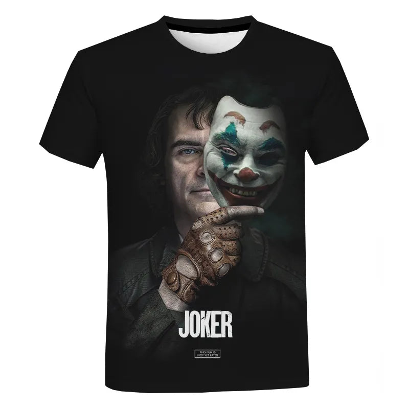 Herren Fashion Vintage 3D T-Shirt Rundhals Unisex Sommer Streetwear