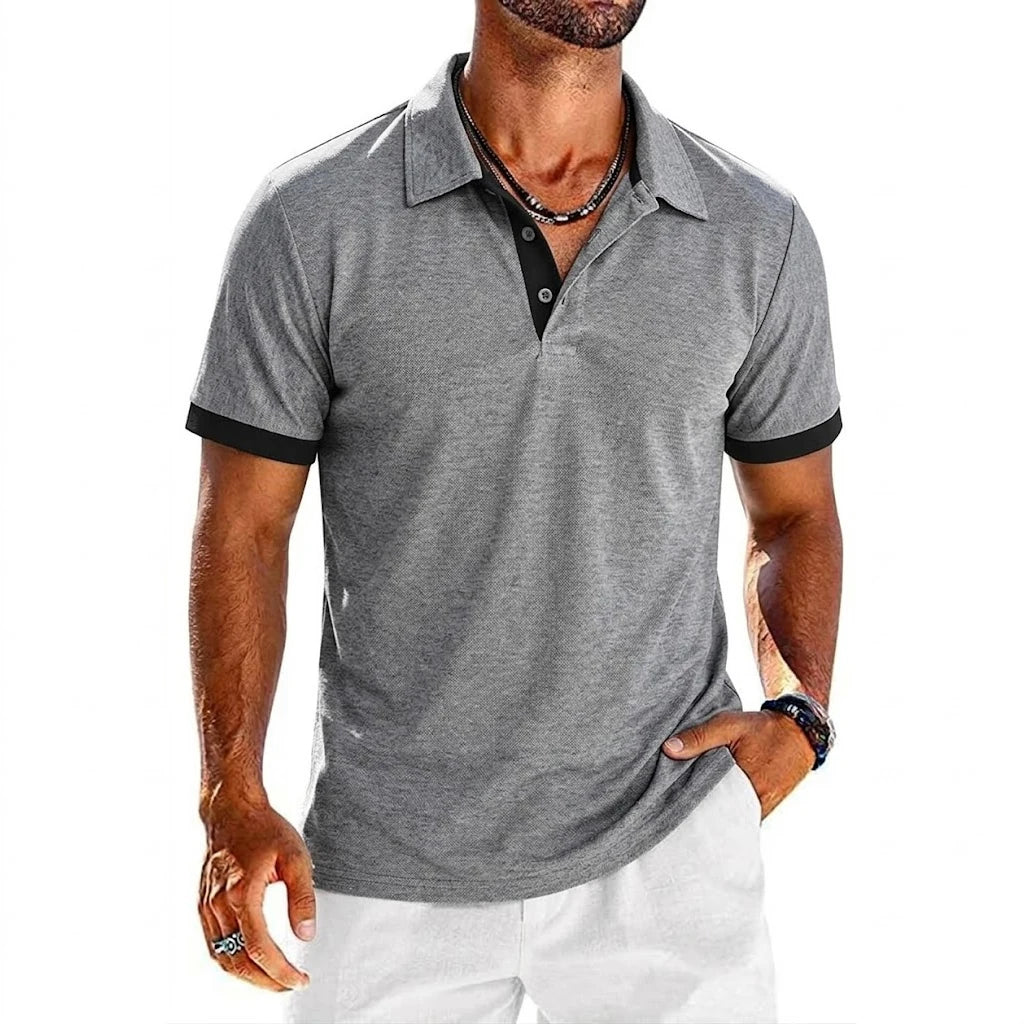 Herren Poloshirt POLO Shirt T-Shirt Kurzarm Hemd Fashion Polohemd Herrenmode Top