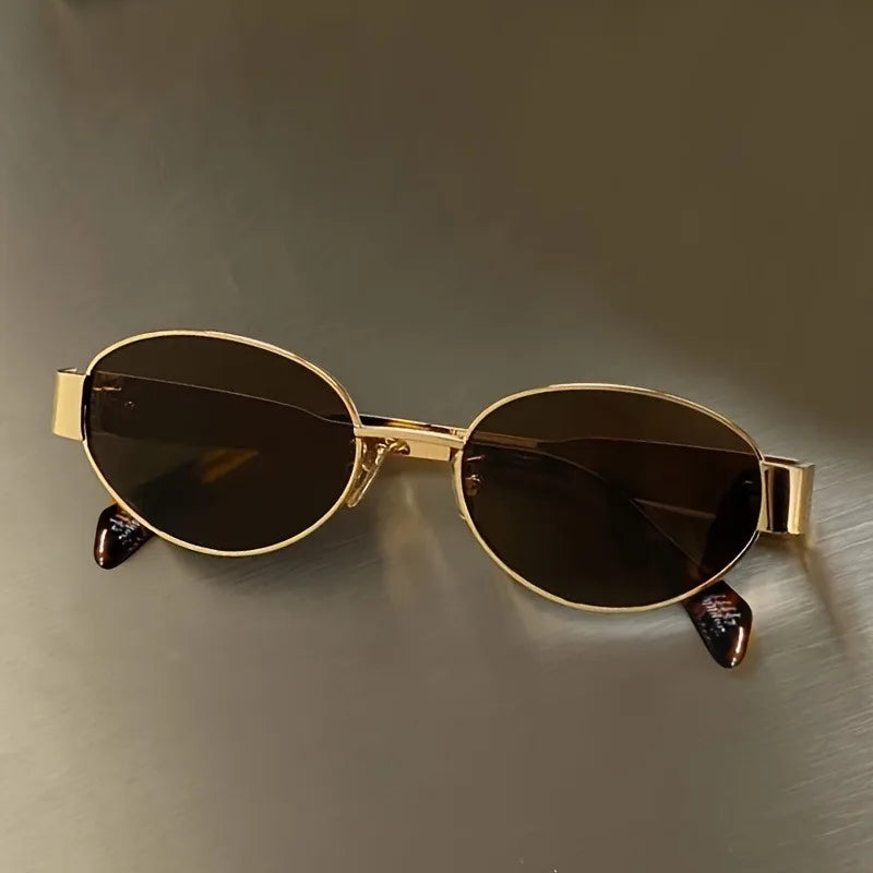 Damen Sonnenbrille Designer Luxus Brille Quadratische Übergröße Gläser Vintage
