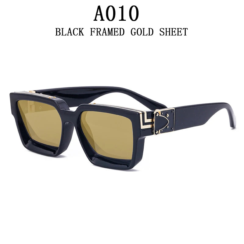Damen Sonnenbrille Luxus Modische Herren Brille Vintage Pilotenbrille UV400