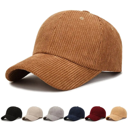 Basecap Baseball Cap Cord Look Mütze Kappe Männer Frauen Cappy Schirmmützen Hut