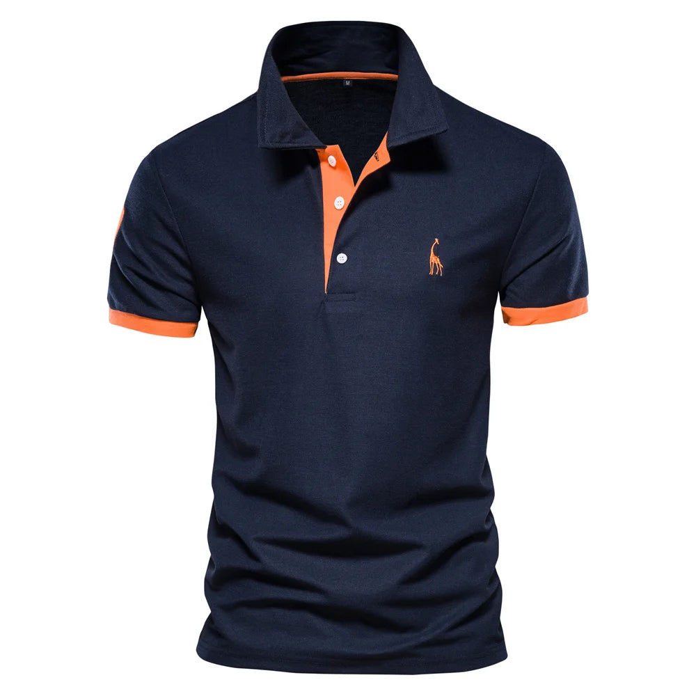 Uomo Polo Manica Corta POLO Shirt Maglietta Camicia Maglia T-Shirt di Moda
