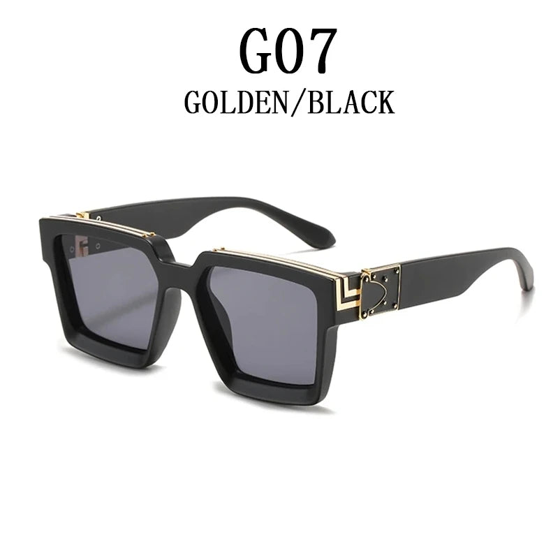 Damen Sonnenbrille Luxus Modische Herren Brille Vintage Pilotenbrille UV400