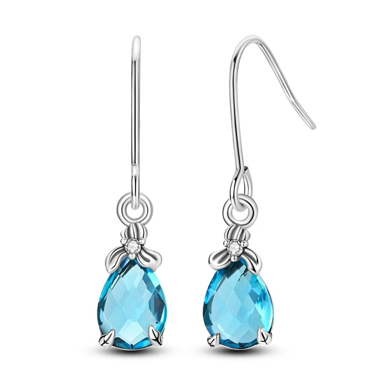 Creolen 925 Silber Ohrringe Zirkonia | Hypoallergen | Luxus Ohrstecker Geschenk