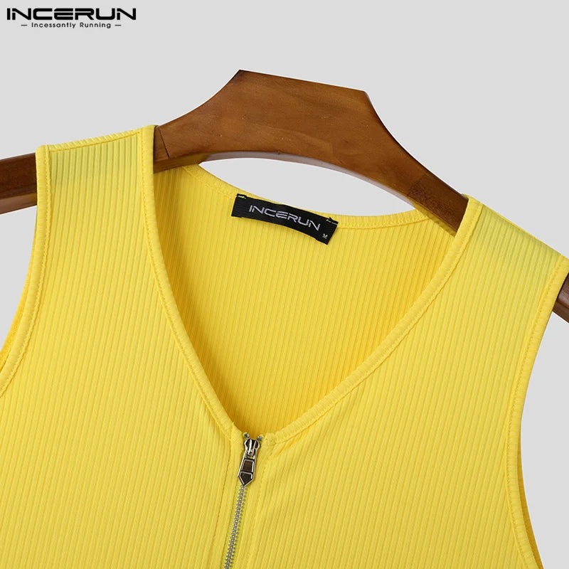 Herren Oberteil Ärmellos Tank Top Sexy Shirt Clubwear Muskel T-Shirt Unterhemd