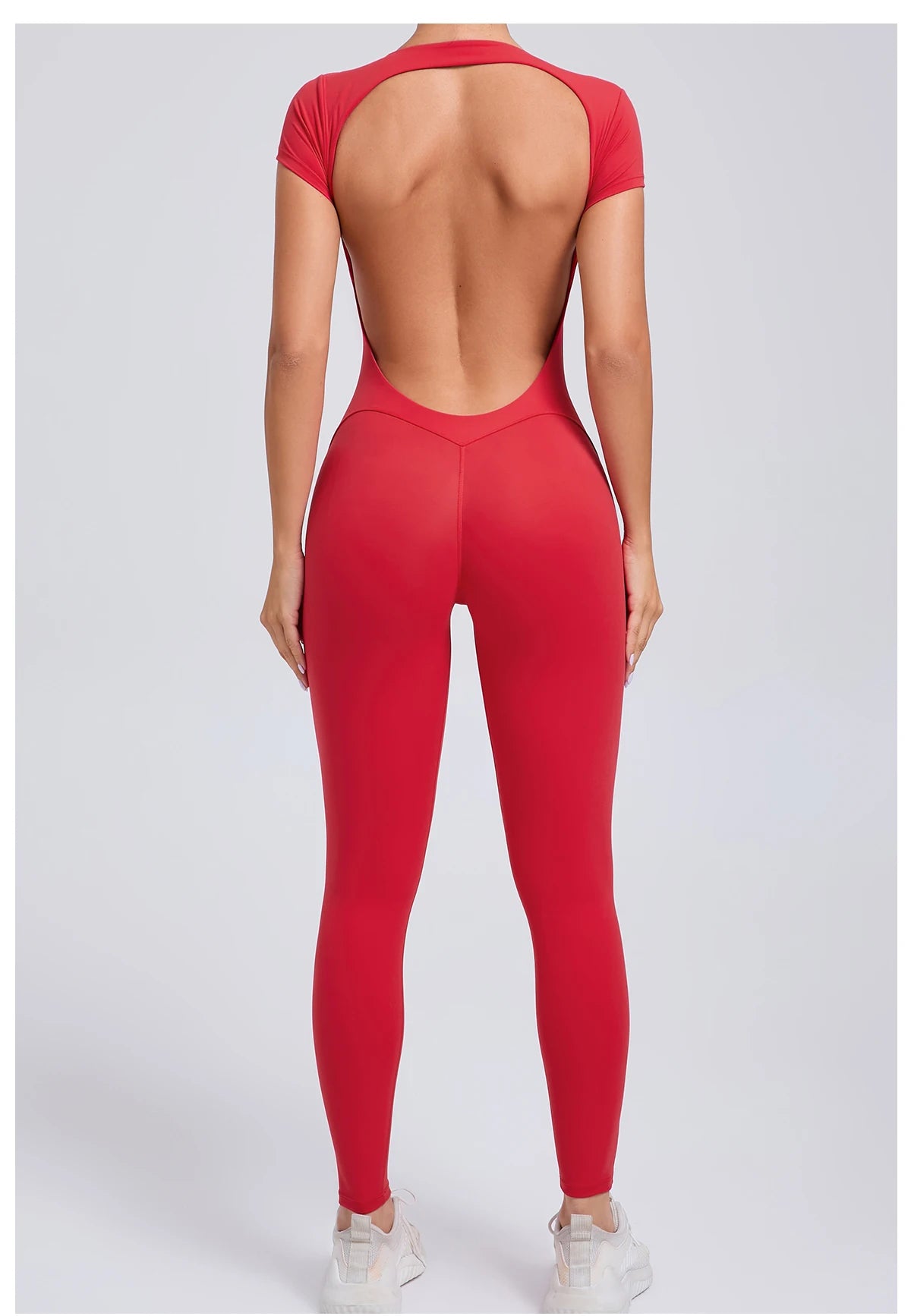 Tuta intera Sportiva Donna Rompers Pantaloni Yoga Palestra Sexy Jumpsuit Tutina