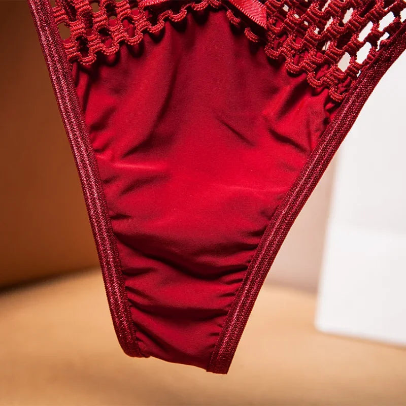 Frauen Tanga String Spitzen Höschen Sexy Schlüpfer Slip Dessous Unterwäsche