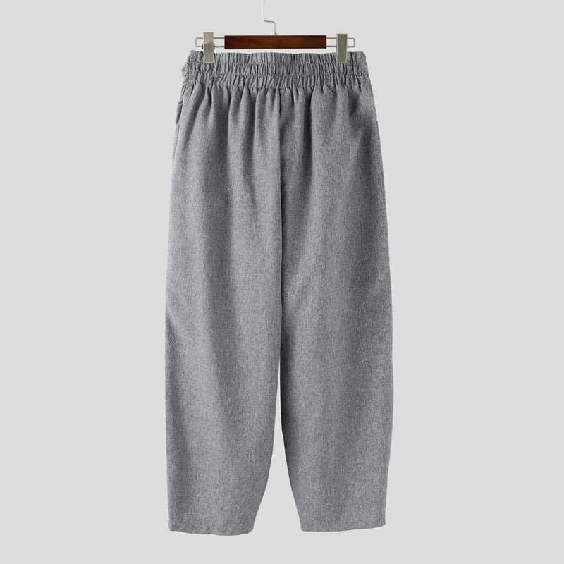 Pantaloni Uomo Fitness Pants Turca Etnici Kilt Sarouel Harem Aladin Leggings