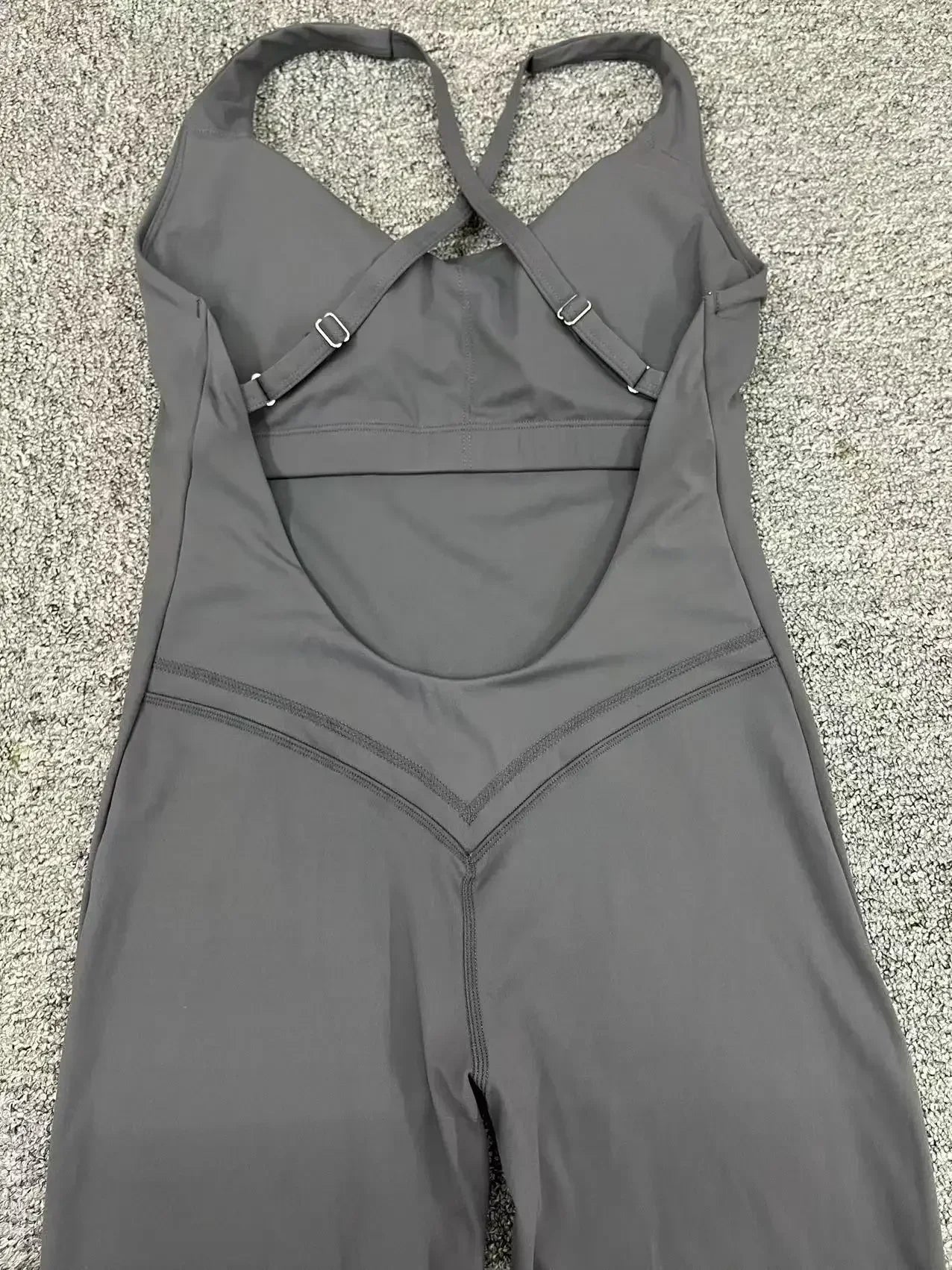 Tuta intera Sportiva Donna Rompers Pantaloni Yoga Palestra Sexy Jumpsuit Tutina