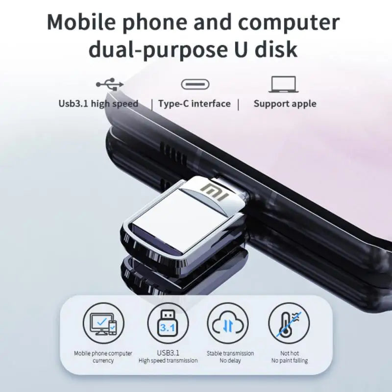 USB Stick 2TB 1TB USB-C Speicherstick Memorystick USB Speicher 256GB 512GB