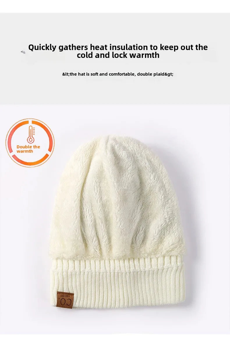 Warme Herren Damen Wintermütze Woll Mütze Fashion Strickmütze Kappe Hut Unisex