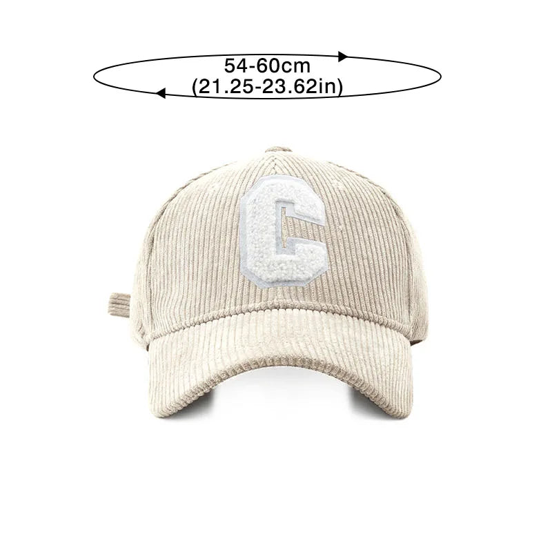 Basecap Baseball Cap Cord Mütze Kappe Männer Frauen Sonnenschutz Freizeit Hut