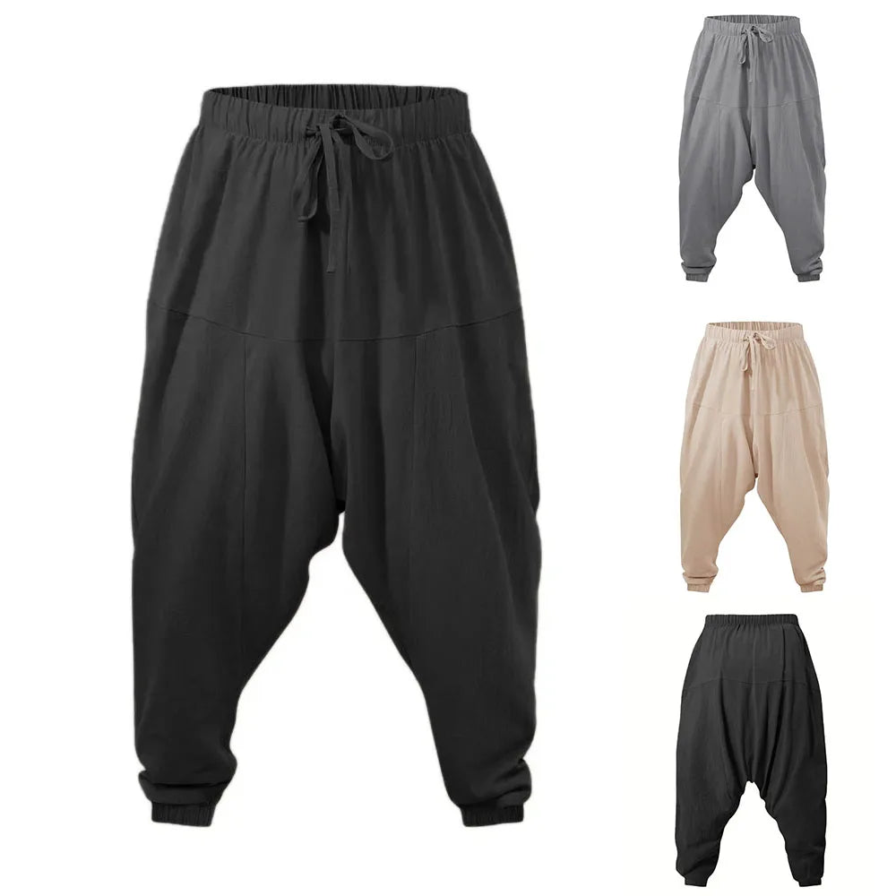 Männer Hose Haremshosen Pumphosen Pluderhosen Hosenrock Herrenrock Kilt Jogger