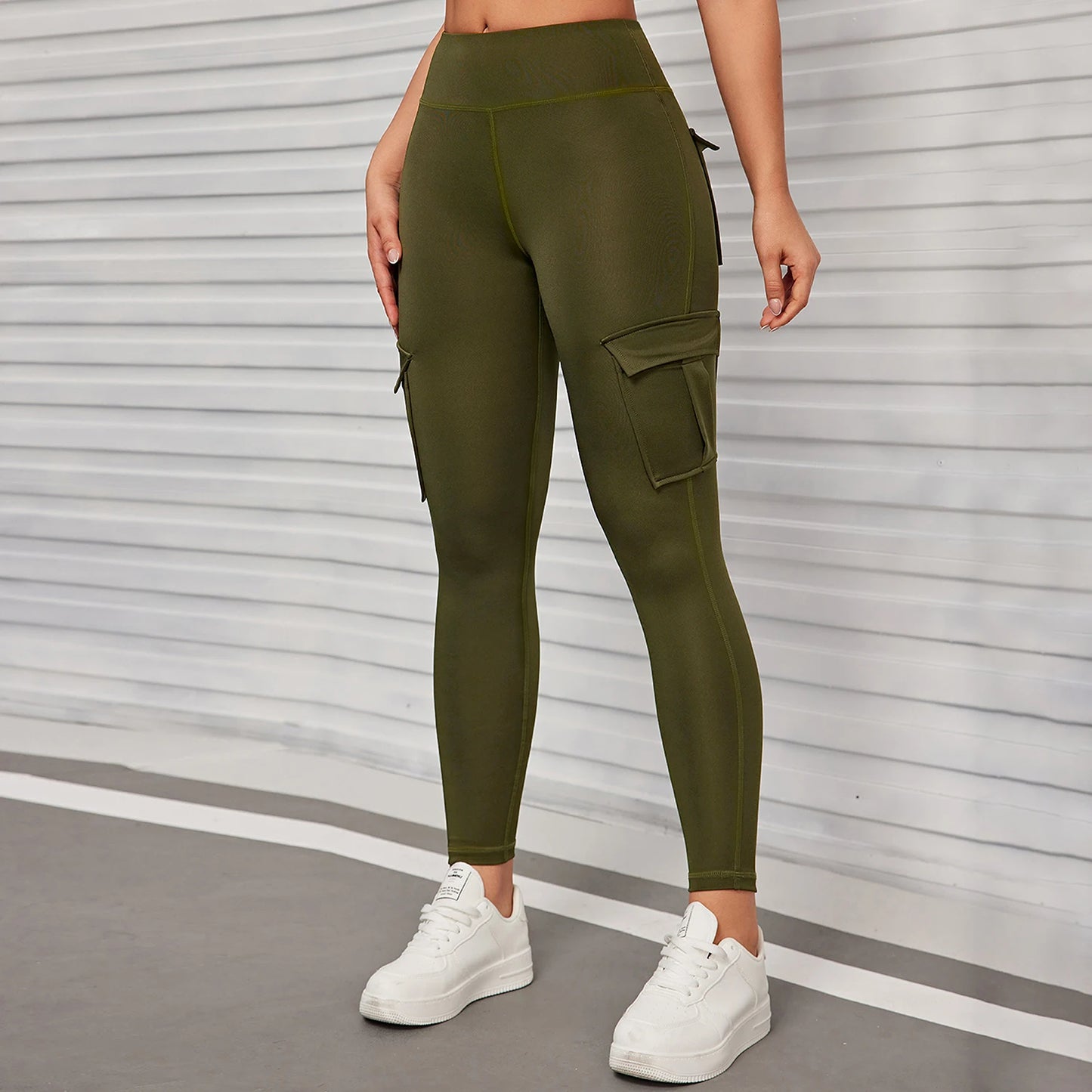 Leggins Donna Push up Vita Alta Pantaloni Sportivi Fitness Yoga Palestra Tuta