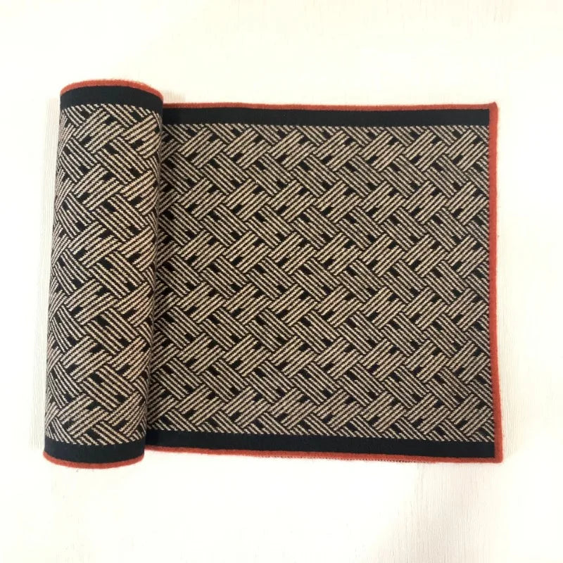 Herren Schal Winterschal Stola Schlauchschal Halstuch Wollschal Strickschal Loop