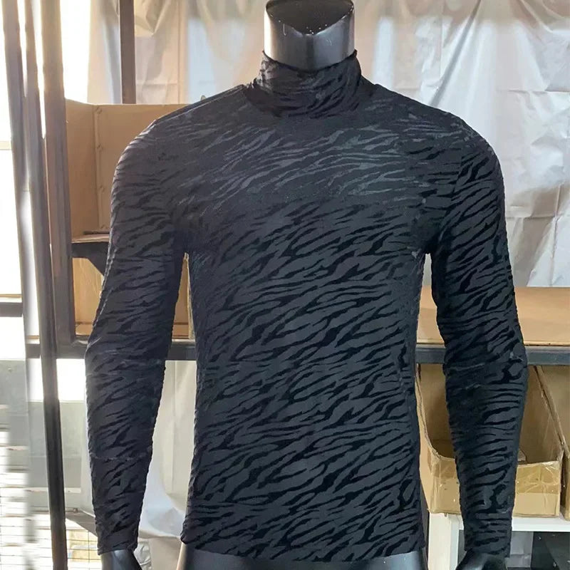 Fetisch Fashion Männer Sexy Bodysuits Herren Body Shirts Hemd Transparent Club