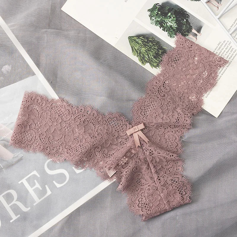 Frauen Spitze Tanga String Höschen Sexy Schlüpfer Slip Dessous Unterwäsche