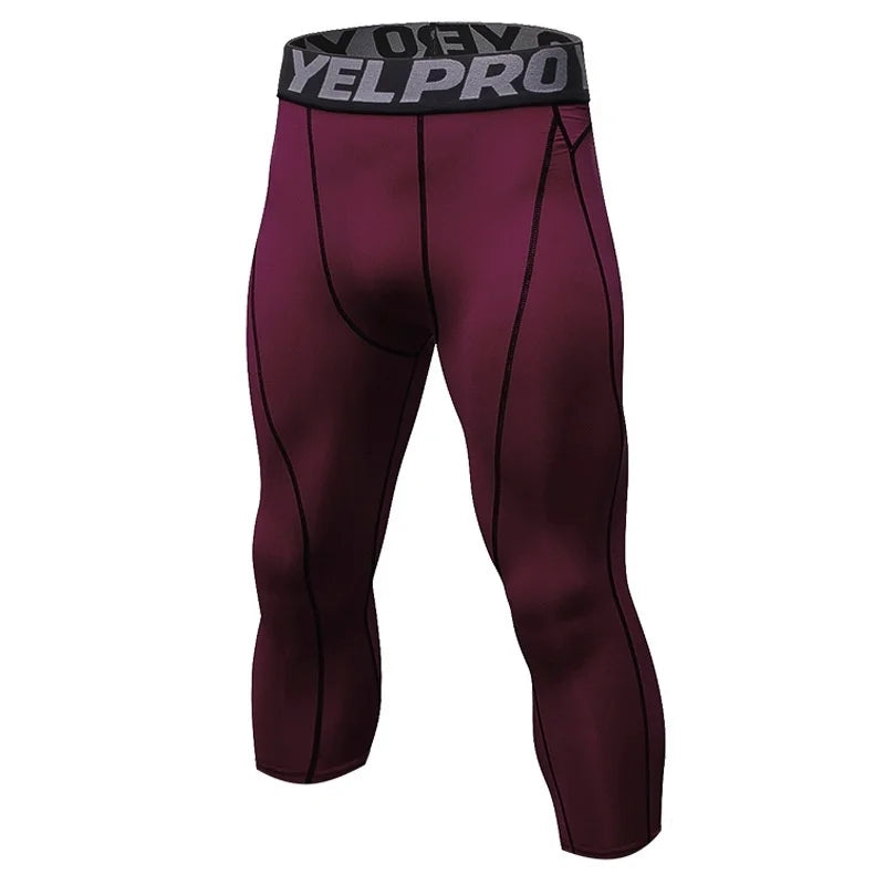 Herren Leggings Sporthose Jogginghose Trainingshose Lauf Hose Kompressionshose